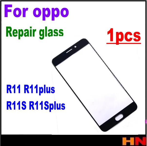 1pcs For OPPO R11 R11plus R11S R11Splus Original LCD Screen Front Glass Lens Repair Parts Front Outer Glass Lens Replacement
