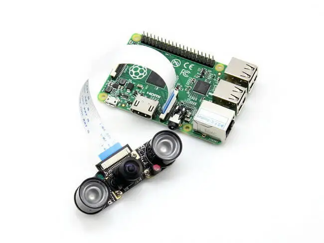 Raspberry Pi 3 объектив рыбий глаз 160 градусов ночная версия камера NoIR 1080p 5 Мп |