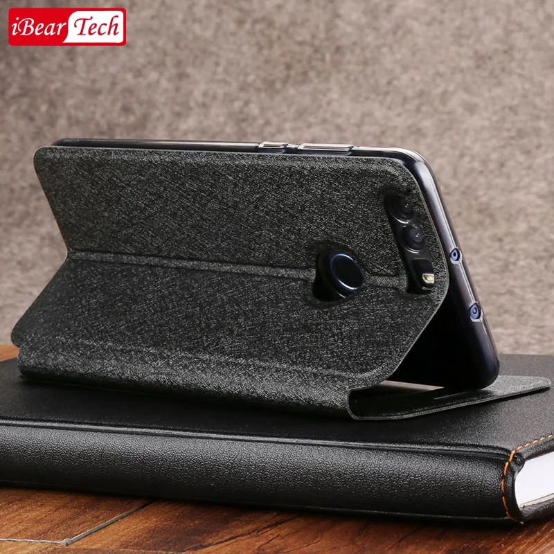 flip case for Huawei honor 8 case leather smart cover original honor 8 cover silicon ultra thin auto wake up sleep case slim men