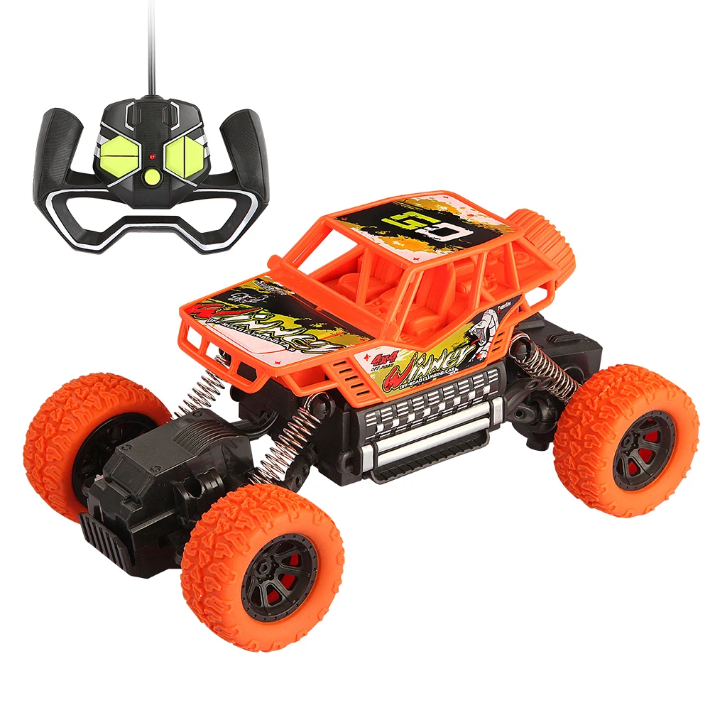 Remote Control Car High Speed Racing Bigfoot RC 4WD Toys 4CH Vehicle Off-Road Truck For Boys Kids Surprise Gift(Orange) | Игрушки и