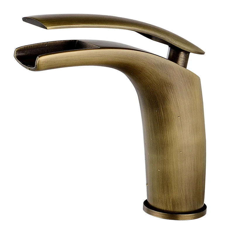 Кран для раковины античный/белый/зеленый смеситель ванной комнаты латунный