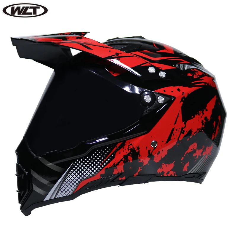 Мотоциклетный шлем casco capacete с объективом зимний ATV WLT-128 ветрозащитный шлем для мотокросса - Цвет: b8