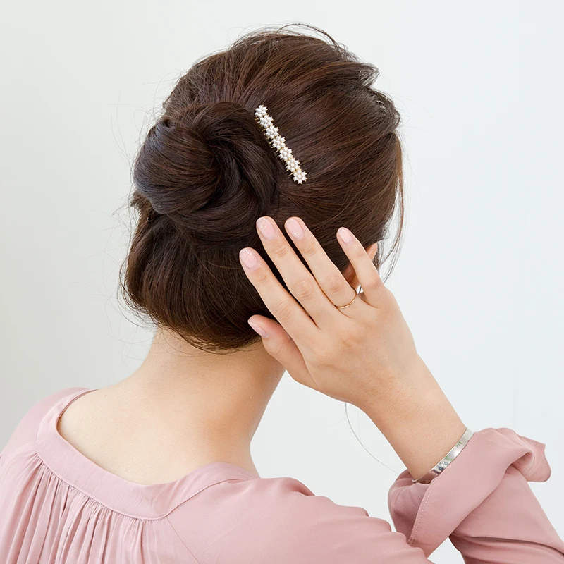 CHIMERA Fashion Simple Wedding Hair Comb Pearl Crystal Flower Rhinestone Hairpin Alloy Clips for Women Bride Accessories Jewelry | Украшения