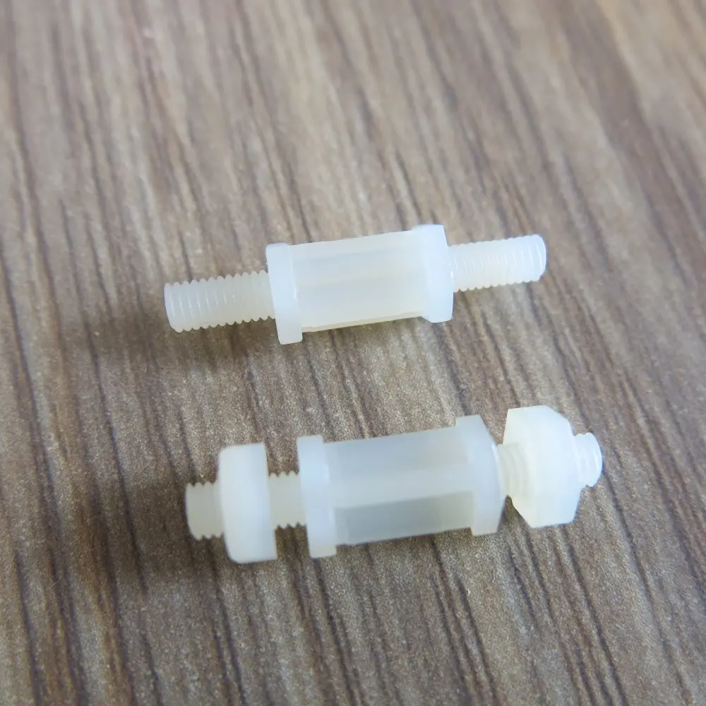 100 шт. шестигранный пластиковый проставочный винт с гайками | Обустройство дома