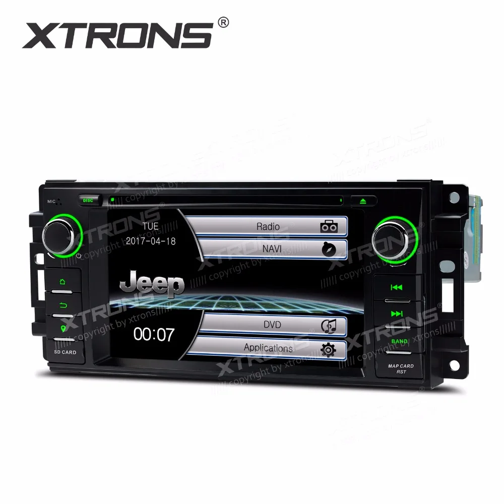 XTRONS 6 2 дюймов HD головное устройство gps навигация радио стерео DVD плеер для JEEP Patriot