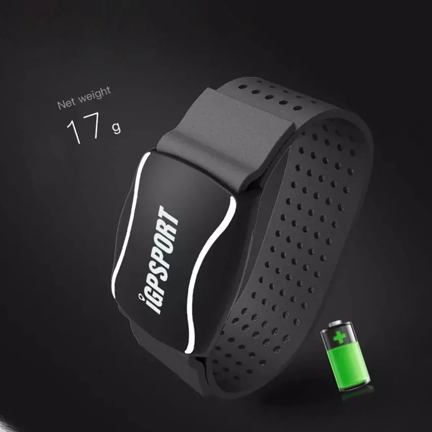 IGPSPORT HR 60 Велоспорт велокомпьютер пульсометр ANT+ BLE подключения смартфона IPX7 Перезаряжаемые Спорт Сенсор оборудования