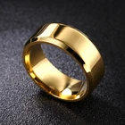 Мужское титановое кольцо MOREDEAR, 8 мм