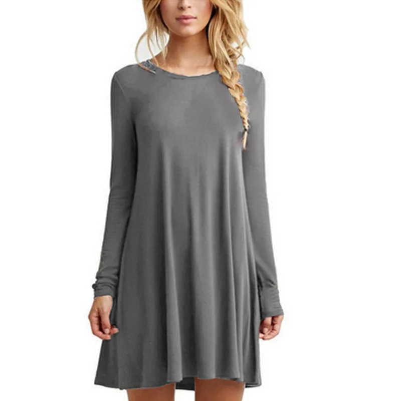 2017 плюс Размеры упругой платье зимние платья осенние женские с длинным рукавом