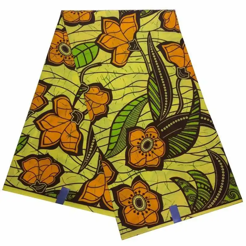 

Nigerian sewing materials ankara fabric African real wax print high quality regular wax fabric wholesale 6 yard/lot