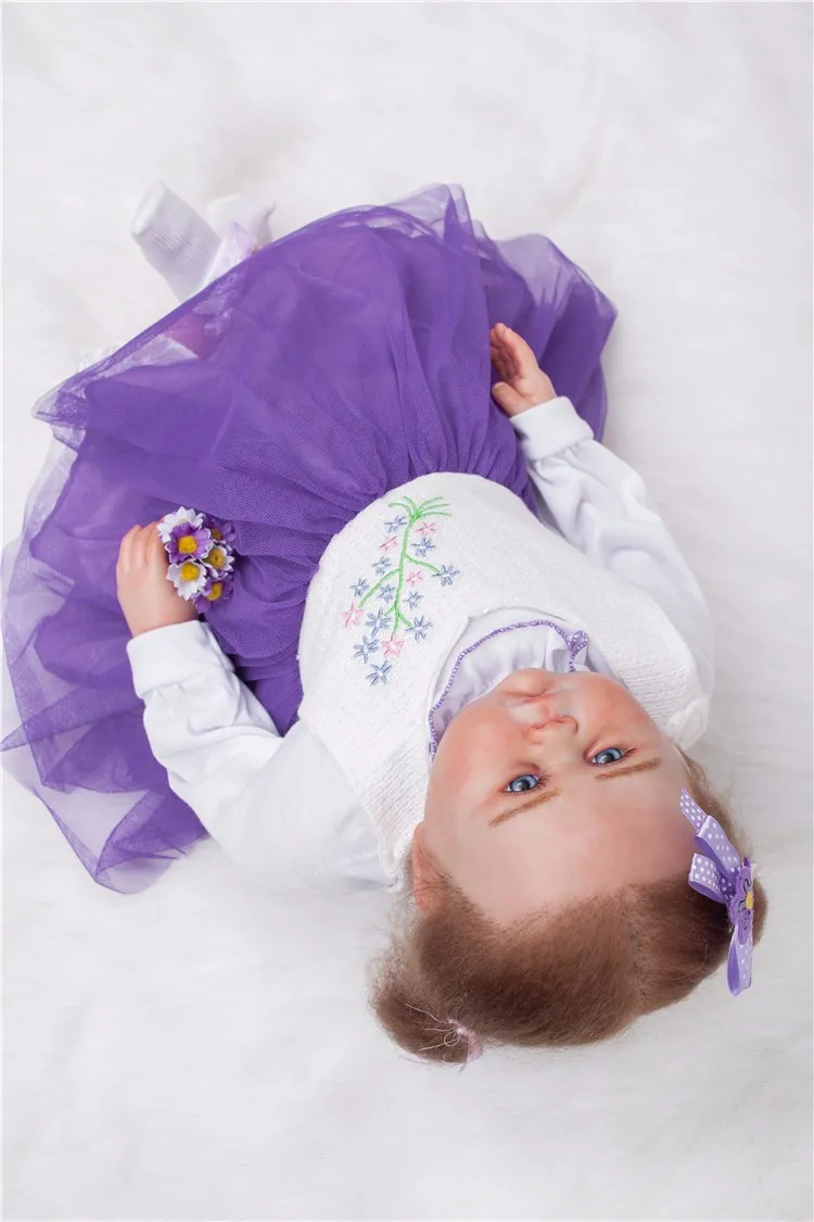 50cm Limited Edition Soft Silicone Reborn Baby Doll Toy Lifelike Newborn Girl Baby-Reborn Princess Gift modeling | Игрушки и хобби