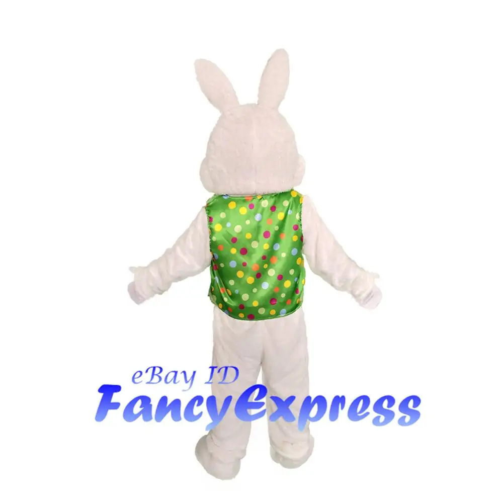 Easter Bunny Mascot Costume Rabbit Birthday Party Character Fancy Dress Adult Size Outfit |