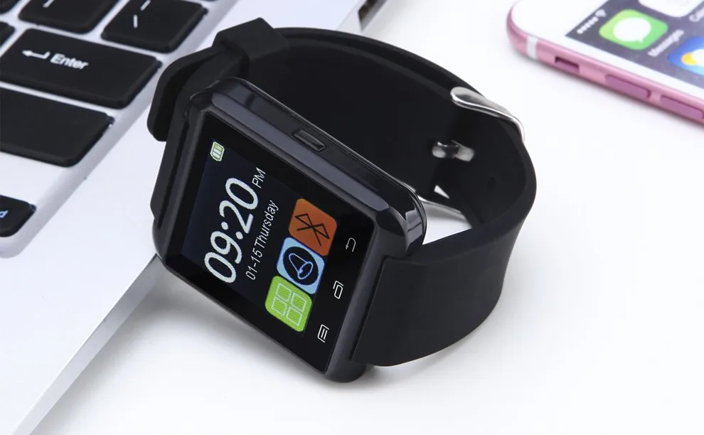 Bounabay Смарт Спорт фотографию часы для женщин женские Bluetooth Android IOS Телефон Женщина