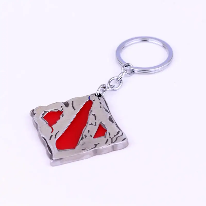dongsheng New Accessories DOTA 2 Logo Metal Pendant Keychains Key Chain Ring Keyring Cosplay Jewelry for Women Men -50 | Украшения и
