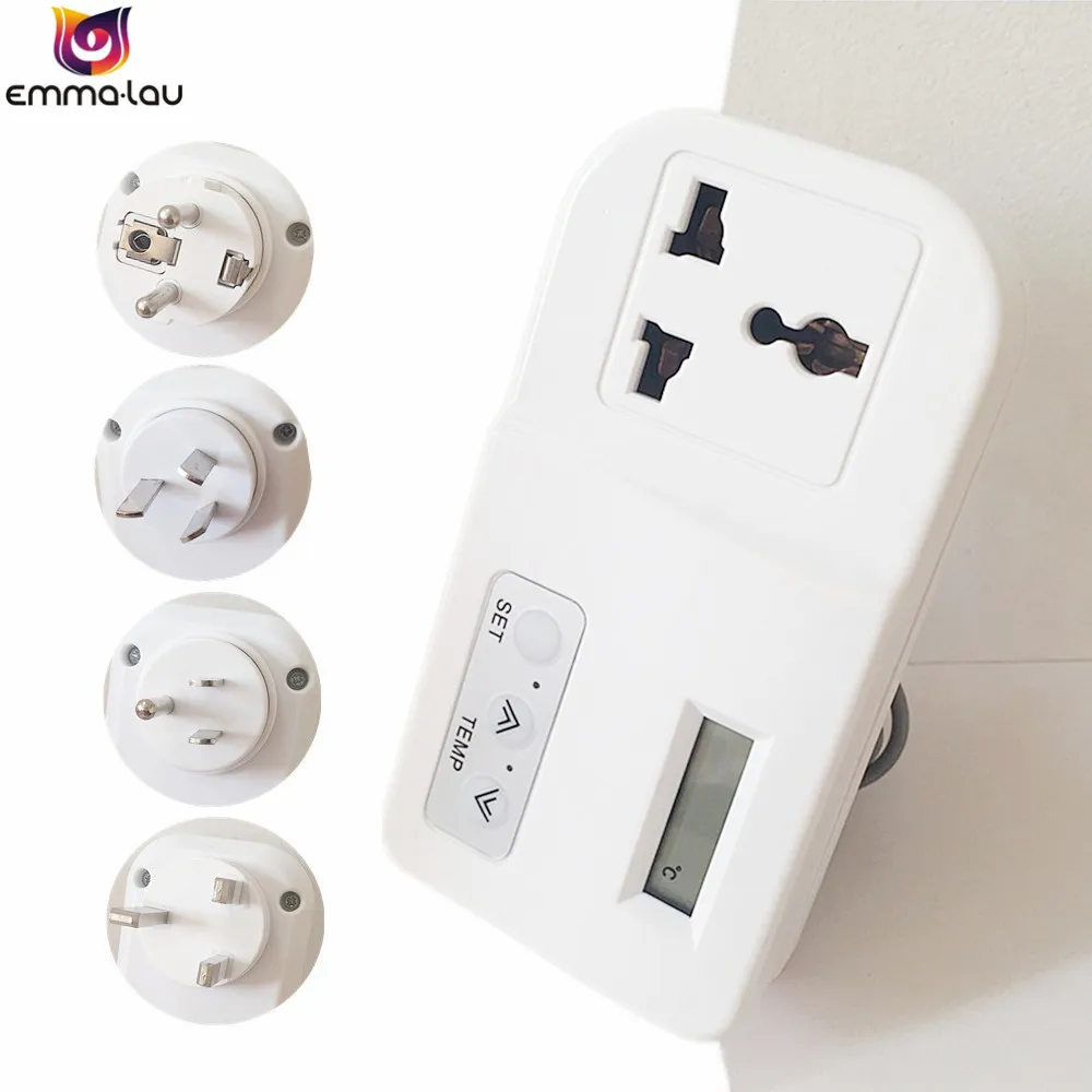 Термостат с ЖК дисплеем 220 В переменного тока 15 А|temp switch|thermostat temperaturethermostat temperature