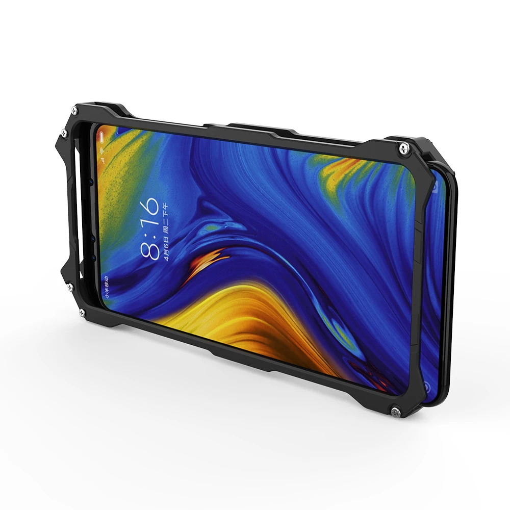 R-JUST защитный чехол для телефона для Xiaomi MIX 2S Max 2 3 MIX3 Металлический Алюминиевый противоударный ударопрочный чехол для брони противоударный чехол s