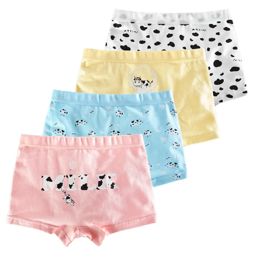 4 шт./лот хлопковые шорты нижнее белье для девочек детская одежда детские летние