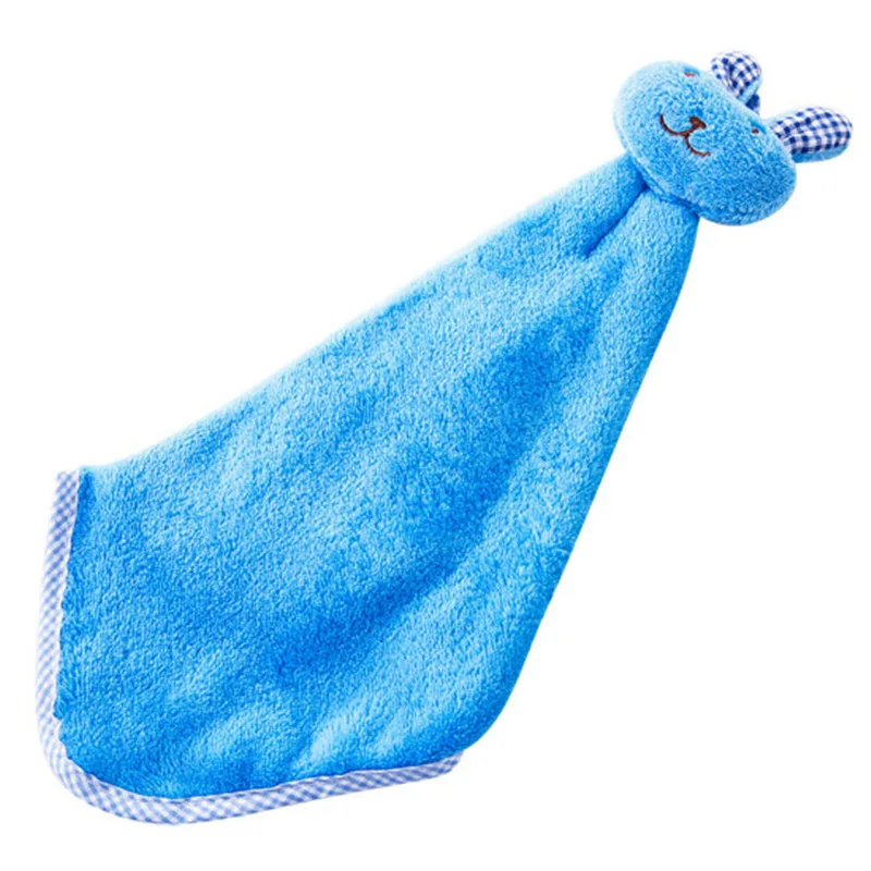 Детские мягкие плюшевое полотенце для ванной детей с милым кроликом детское рук