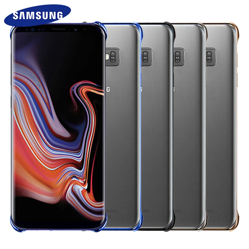 Прозрачный чехол для Samsung Note Galaxy 9 симпатичный роскошный ударопрочный жесткий