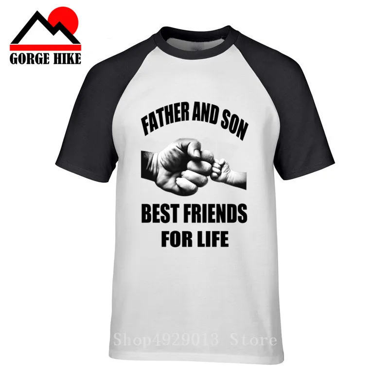 Футболка мужская хлопковая с надписью Best Friends for Life|Мужские футболки| |