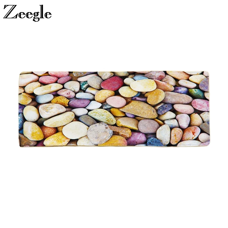 Zeegle ковры для гостиной Cobble напечатанные напольные коврики ванной комнаты