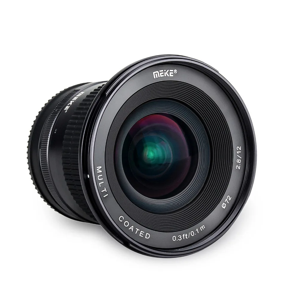 Meike MK 12 мм f/2,8 широкоугольный объектив с ручным фокусом для Canon EF-M M1 M2 M3 M6 M50 M100 беззеркальная камера с APS-C