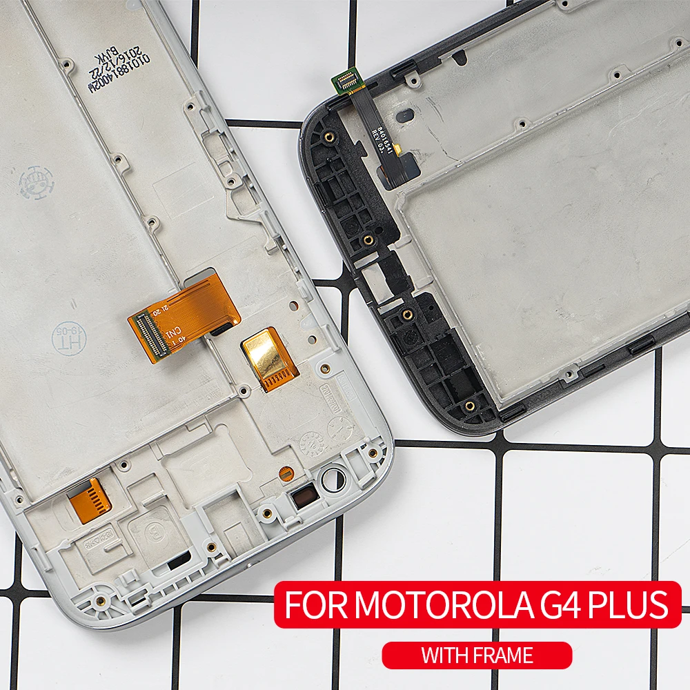 ЖК дисплей с сенсорным экраном 5 дюймов для Motorola Moto G4 Plus рамкой MOTO Xt1644 Xt1640 Xt1641 XT1625