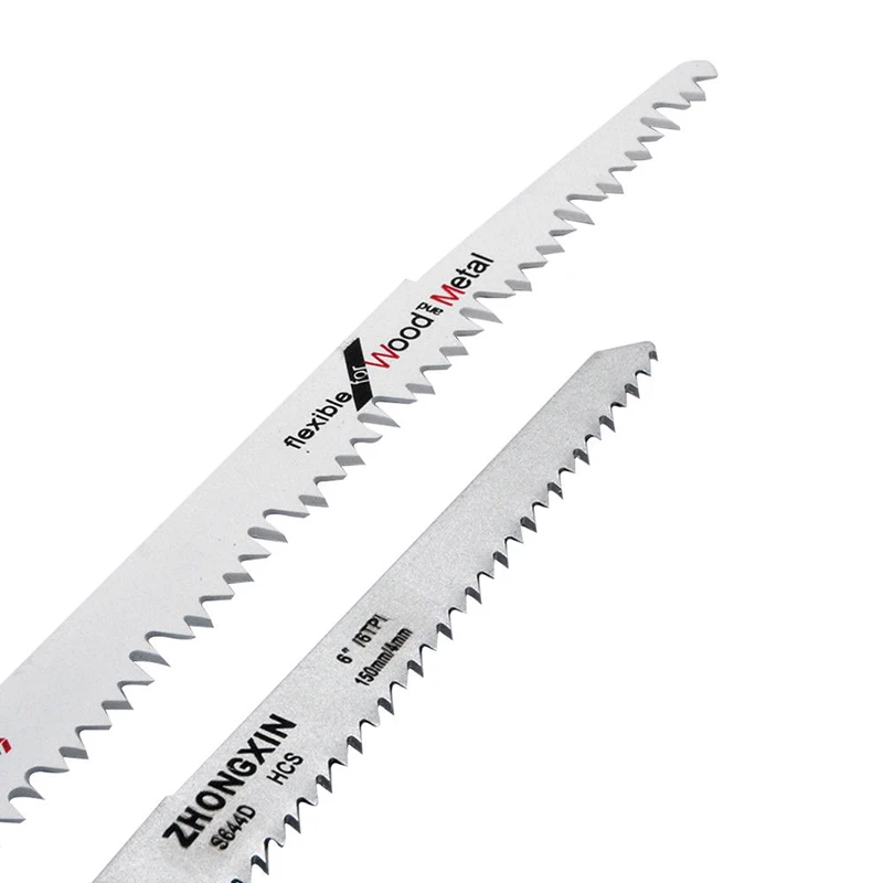 

6Pcs S644D+4Pcs S1531 Saber Saw Blades Tiger Saw for Wood Metal Cut TN88