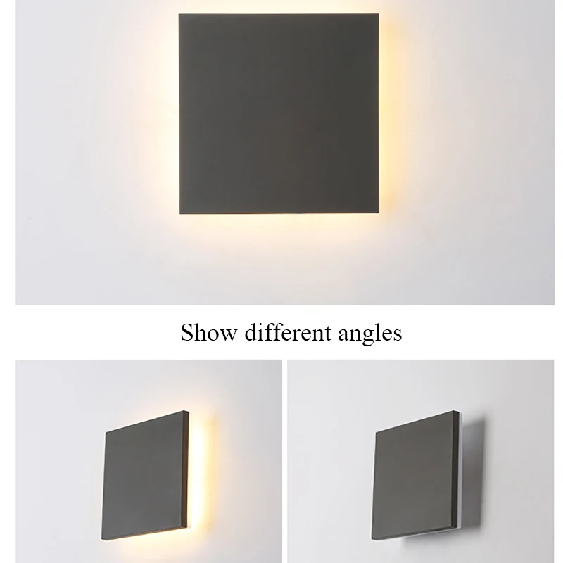 10W Outdoor Waterproof Modern LED Wall Lamps IP65 Aluminum Porch Lights | Освещение