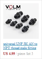 Универсальный JIC UNF женский и мужской редуктор фитинг шланга соединитель гидравлический для топлива бензина газа Линия штуцер для шланга 10,20