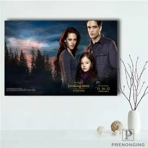 Пользовательские Сумерки (3) печатные плакаты тканевые настенные художественные