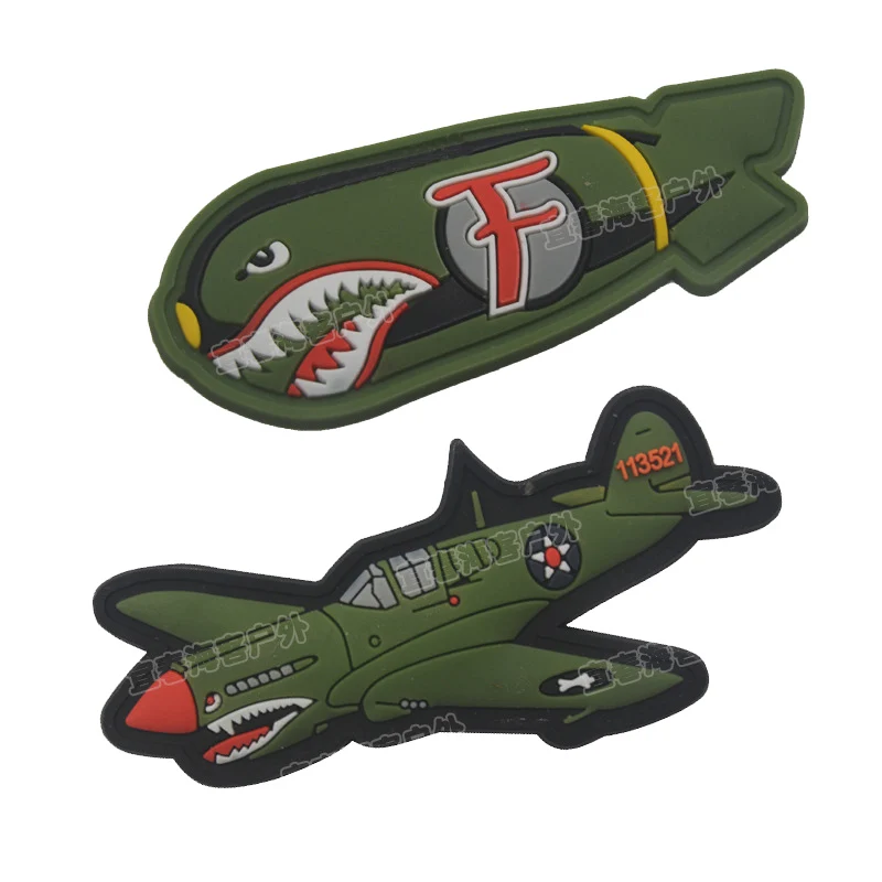 ПВХ клей капля Stampludus Коста ODA516 Каратель P40 WarHawk 1911 винтажный патч огневой мощи значок акриловые значки нашивки Epaulette