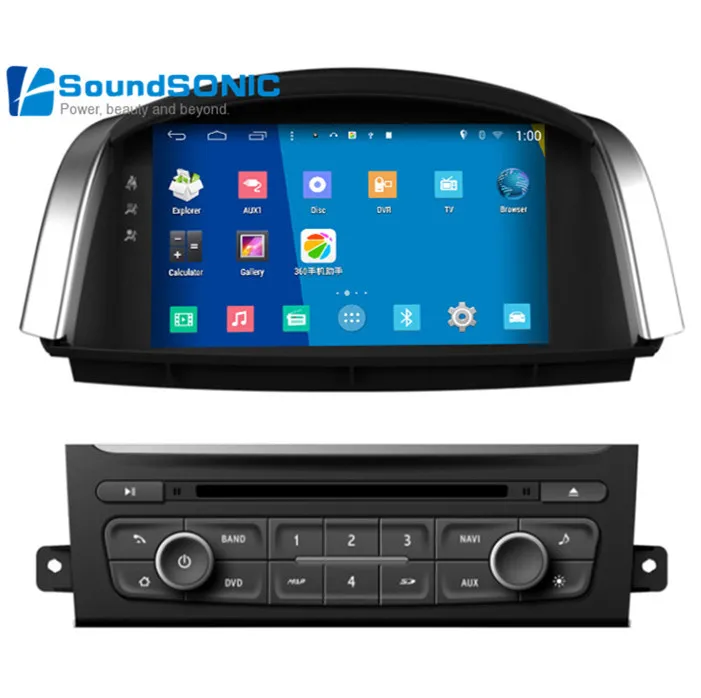 Для Renault Koleos Android 4.4 Авто Радио Automotivo GPS навигационной автомобильный DVD