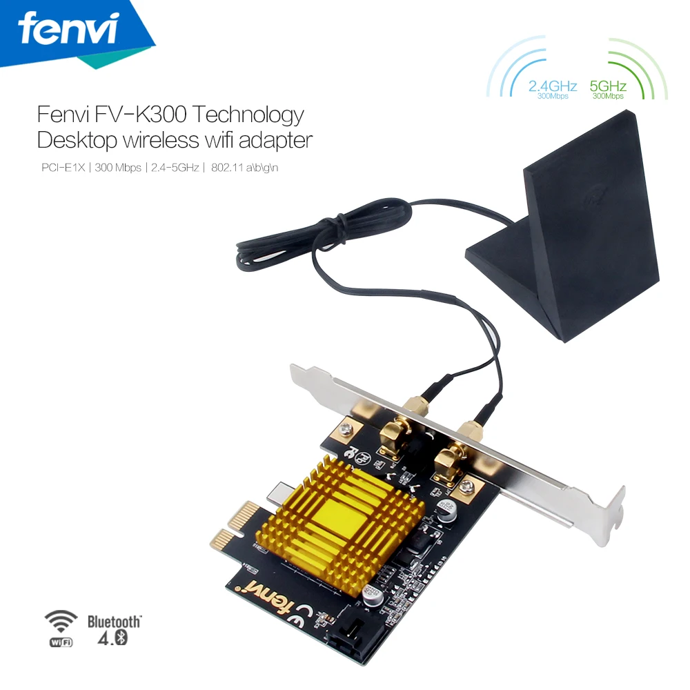 Двухдиапазонный Wi Fi беспроводной игровой Wlan Настольный WiFi Bluetooth PCI E адаптер