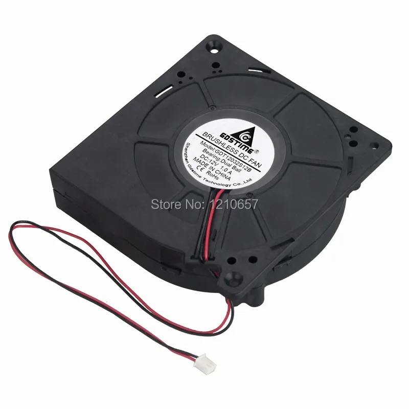 1 шт. Gdstime DC 12032B 120 мм 120x32 12 В 2 контактный шарикоподшипник бесщеточный