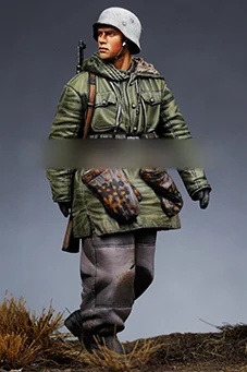 [Tuskmodel] 1 35 весы комплект модели из смолы фигурки WW2 немецких воинов|model figure kits|resin