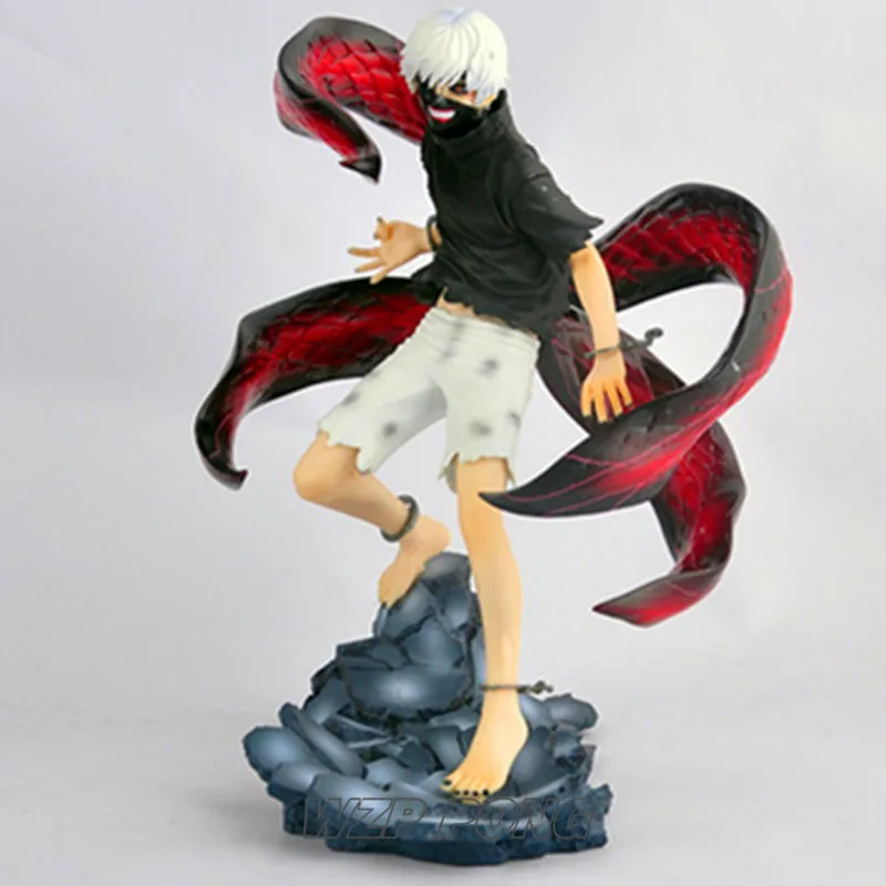23 см аниме Токио вурдалак Kaneki Кен стоя осанка Битва ver фигурка куклы игрушечные лошадки ПВХ фигурку Коллекционная модель игрушки