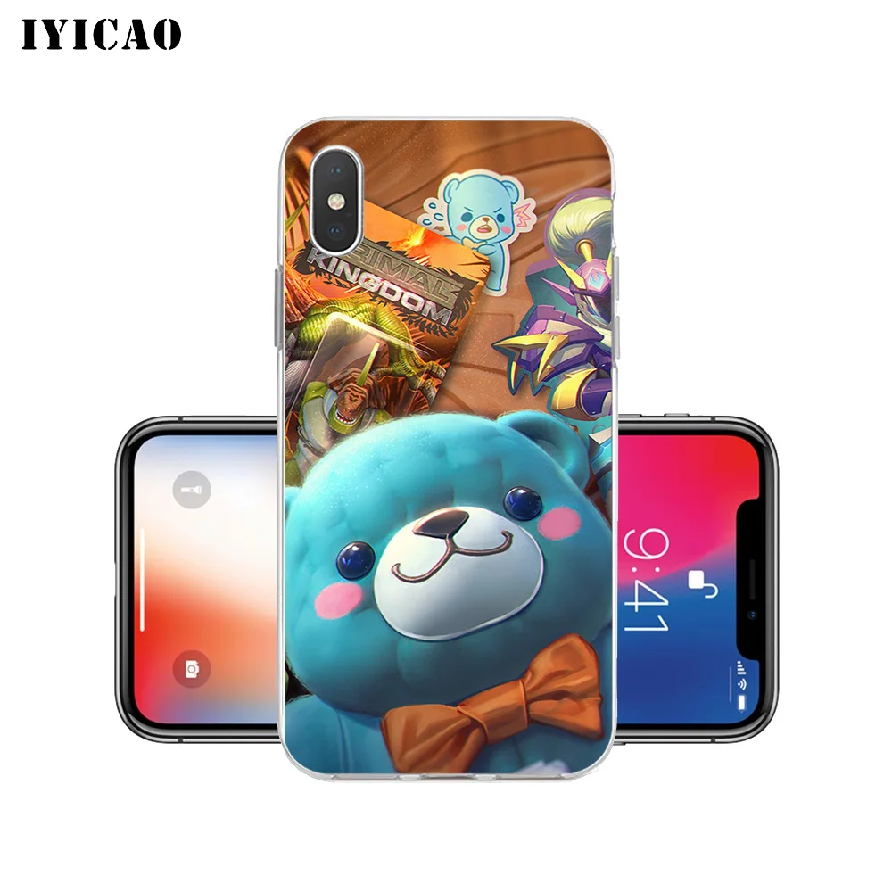 IYICAO &quotHeroes of the Storm&quot Мягкий силиконовый чехол для телефона iPhone X XR XS MAX 6 6s 7 8 Plus 5 5S SE