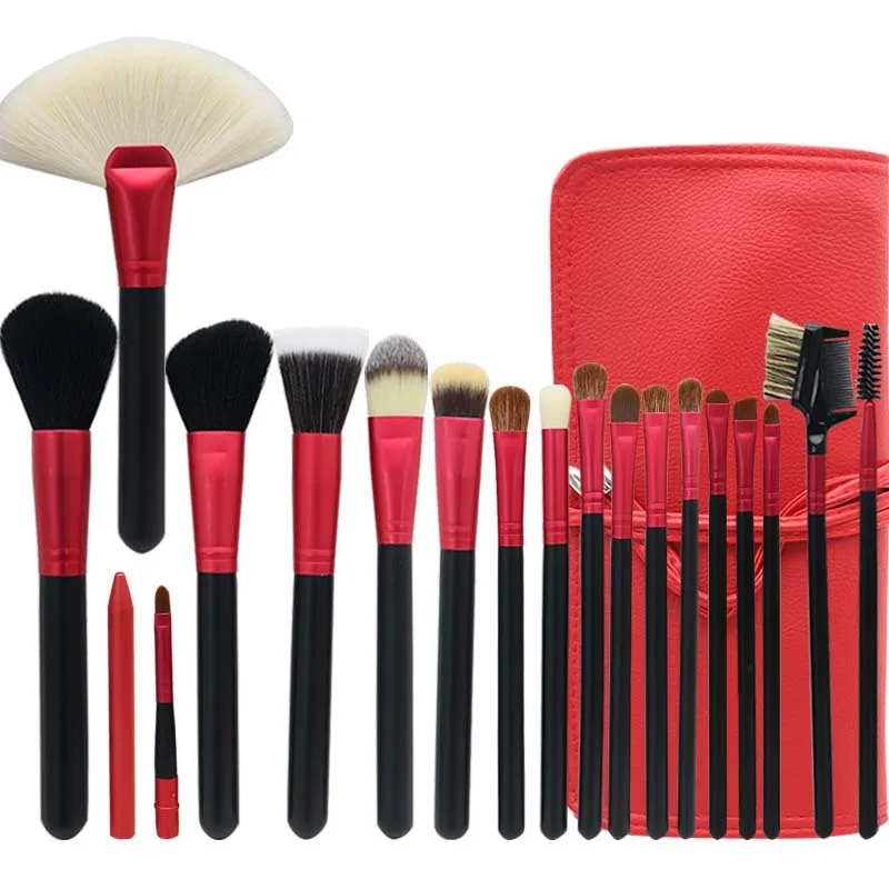 Высокое качество 20 штук набор деревянная кисть из натурального козьего ворса