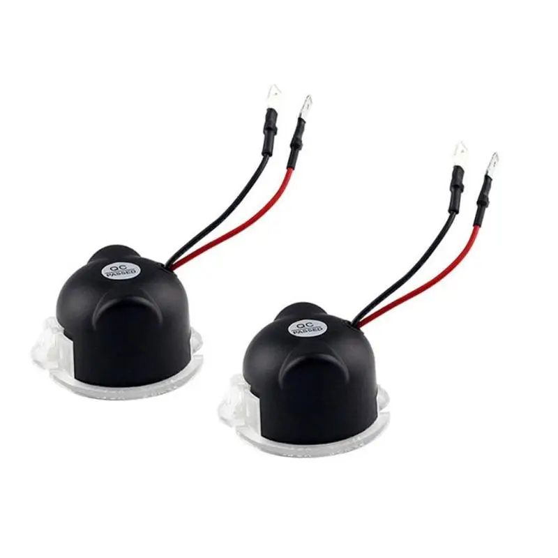 VODOOL 2 шт. 12 В 3 Вт 6500 к светодиодный светильник под зеркалом для Ford F150 Edge Mondeo Explorer aurus, лампа заднего зеркала для автомобиля