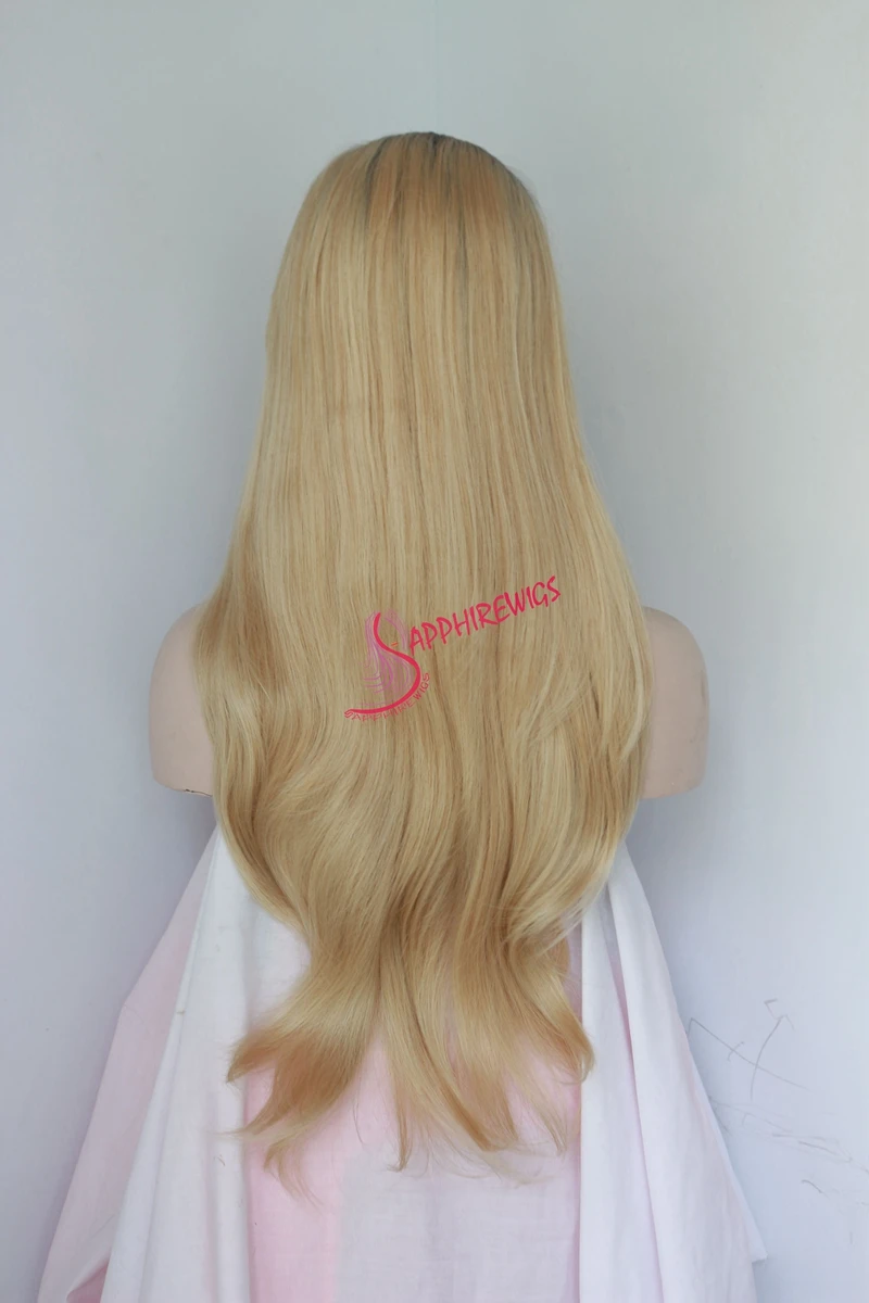 Синтетический парик фронта шнурка для женщин подарок 1b ломбер коричневый цвет