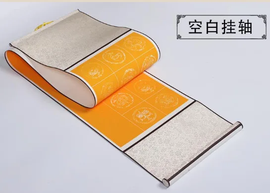 

Твердые пустые прокрутки, монтируемая Пастельная плитка, каллиграфия, половинная готовая рисовая бумага 185 см * 33 см