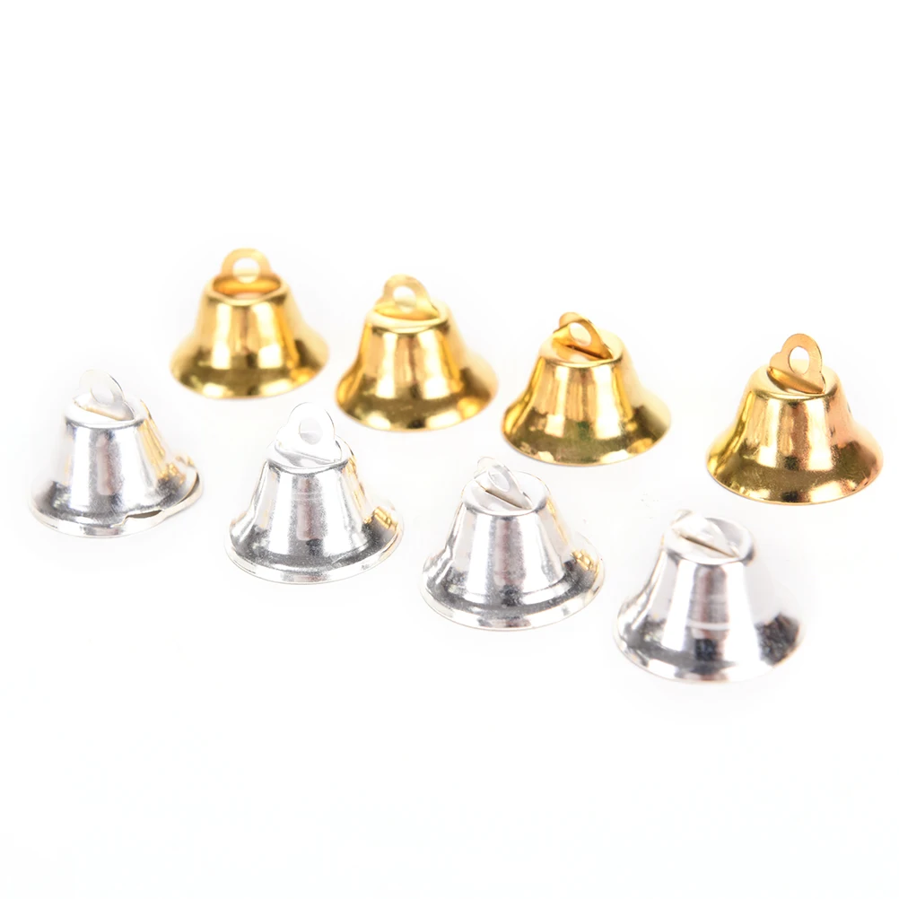 

10Pcs Metal Bells Small Bell Jewelry Ornaments Pendants DIY Christmas tree bells christmas decorations for home
