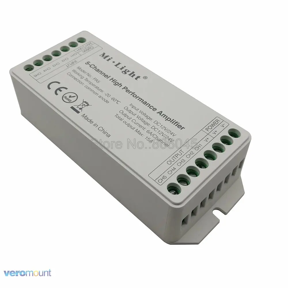 Mi. Светильник DC12V 24V 15A PA5 5 канальный высокая производительность операционный