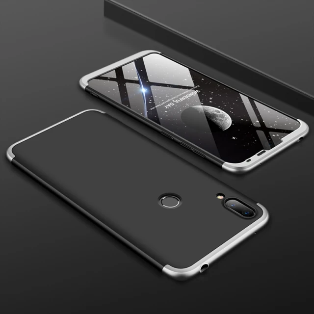 Silver black Huawei Honor 20i чехол 10i роскошный защитный чехол для Honor 9S 8X V20 V10 7A 8A 7C 8C Pro 10 Lite Play чехол - Цвет: Silver black