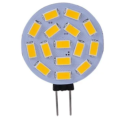 10 шт. Точечный светильник 15 * 5730SMD 5 Вт G4 Светодиодная лампа “Кукуруза”