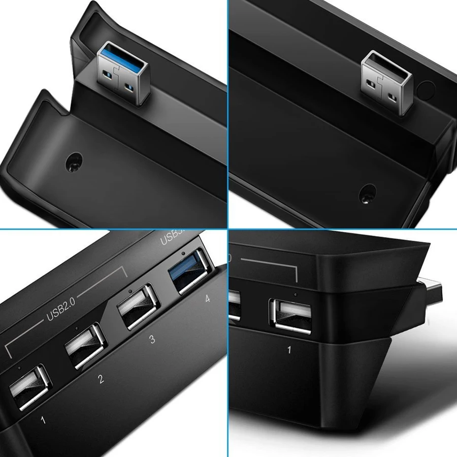 Usb хаб Сплиттер PS4 Slim 4 в 1 адаптер для Sony PlayStation Play Station PS аксессуары игровой