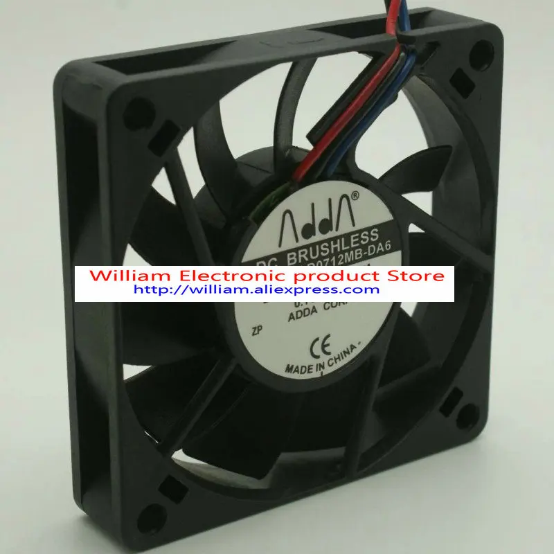 

New Original ADDA 7015 AD0712MB-DA6 7CM DC12V 0.14A Cooling fan