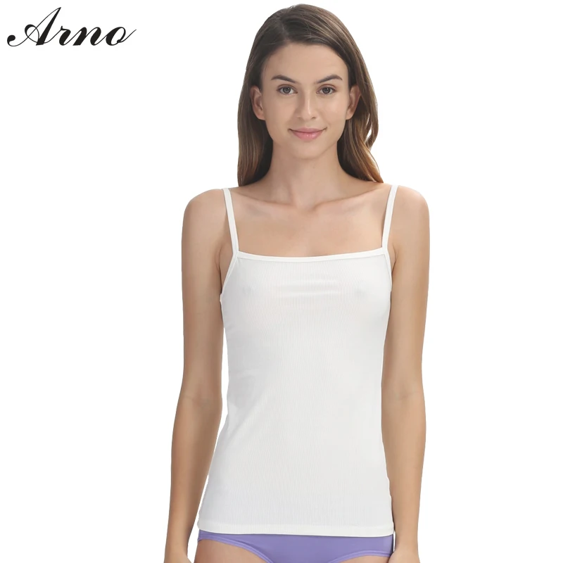 Женский жилет ARNO белый на бретельках без рукавов 2 шт.|underwear bag|underwear longunderwear cost |