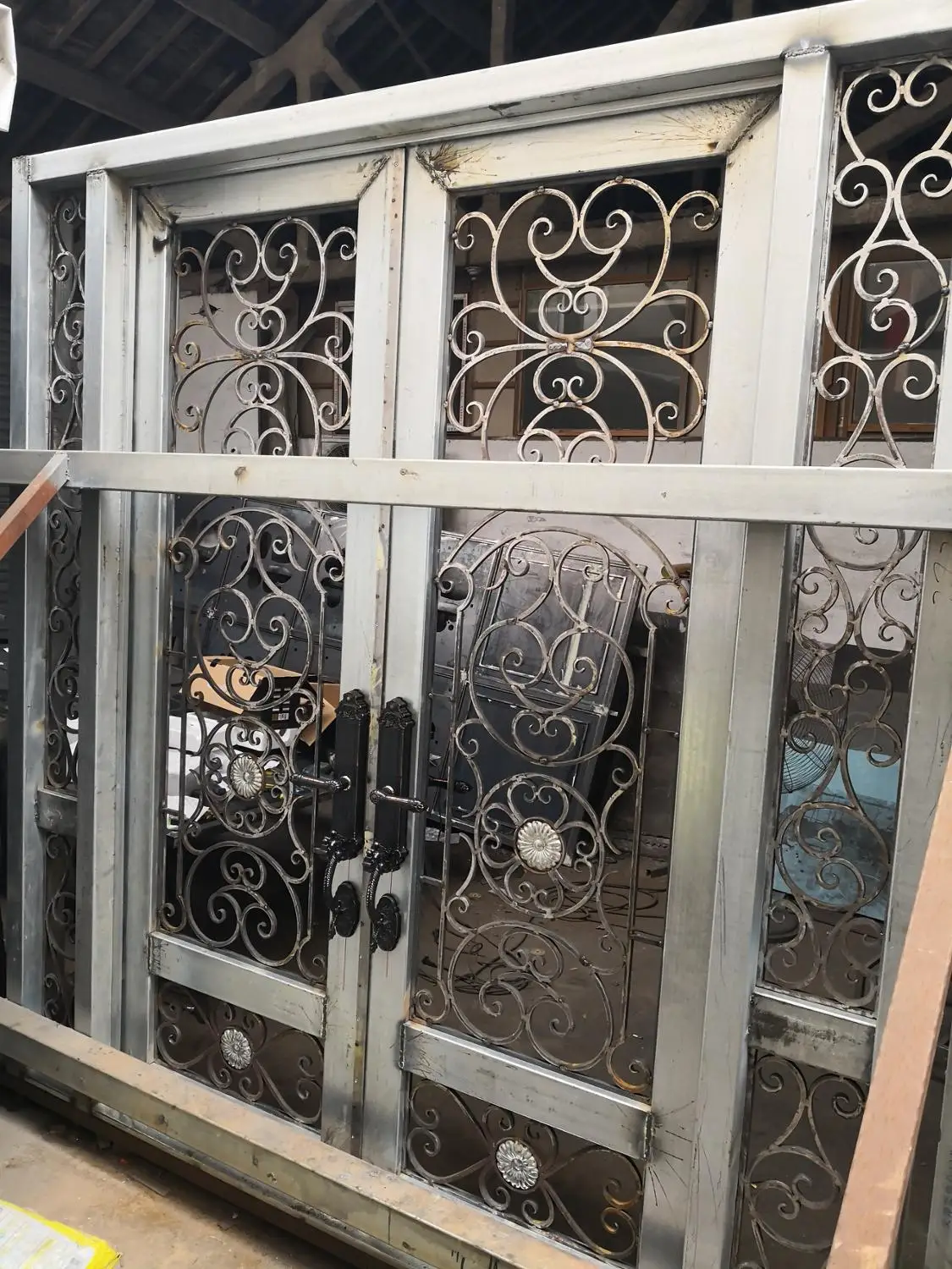 

Hench 100% steel metal iron front doors hc-1