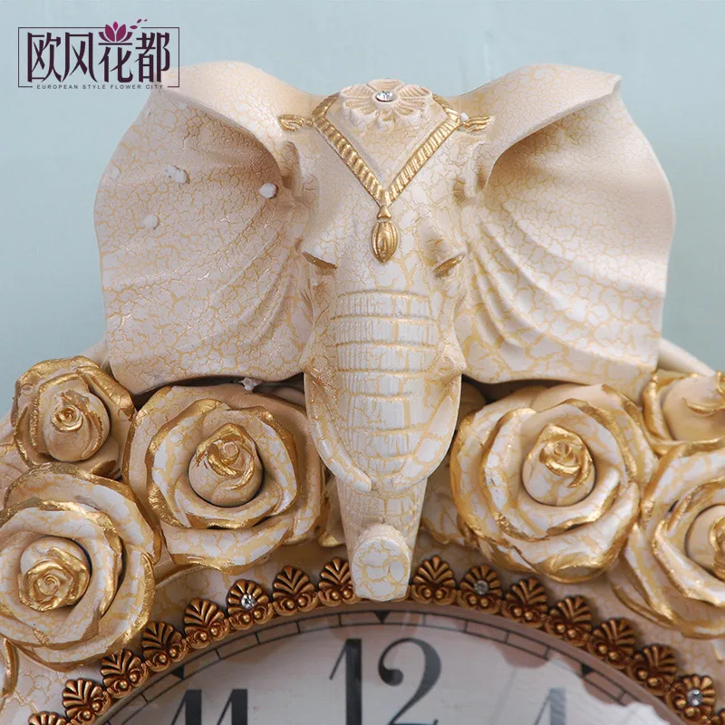 Европейские кварцевые часы со слоном для гостиной атмосфера современного минимализма современные